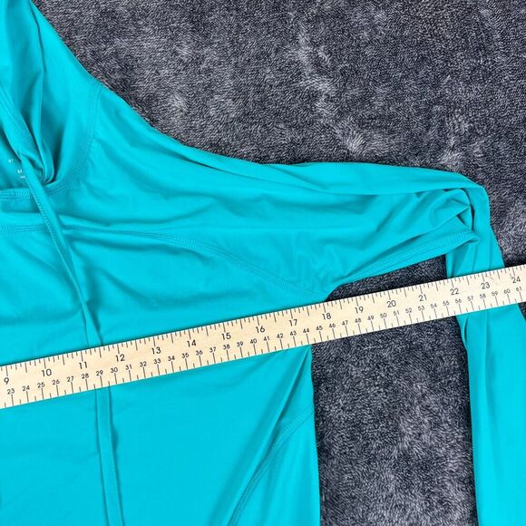 BloqUV Hoodie Dress Long Sleeve Teal Cover-Up USA Women's M Lightweight Swim - Picture 5 of 11